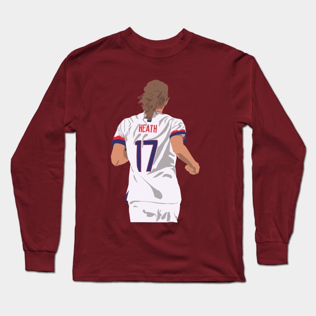 Tobin Heath USWNT Long Sleeve T-Shirt by Hevding